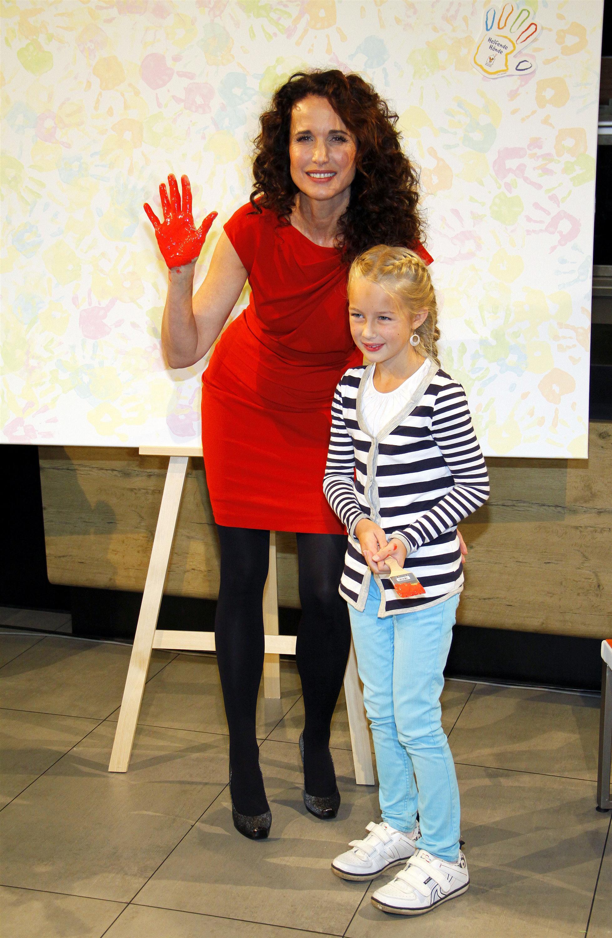 Andie MacDowell at a photocall in celebration of 40 years McDonalds | Picture 102786